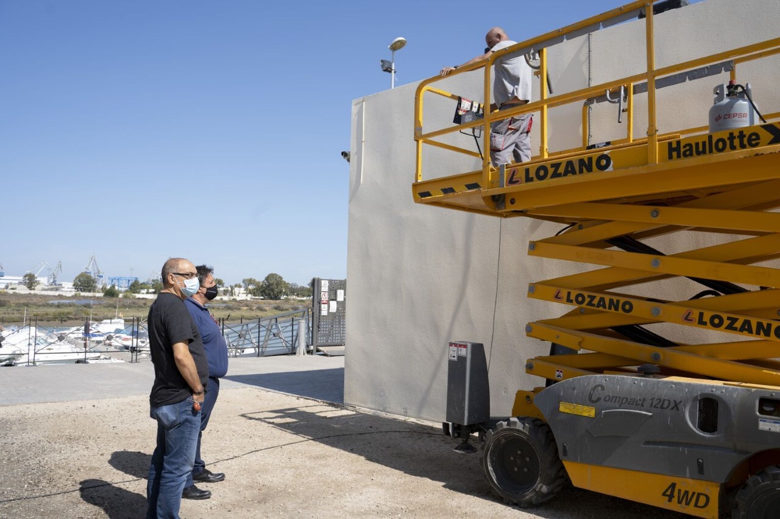 Comienzan las obras del Club Náutico Puente de Hierro