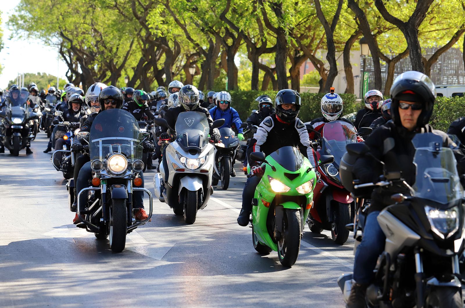 Imágenes de la III Ruta Moto-Solidaria organizada por CSIF