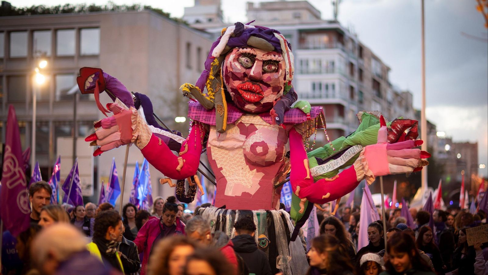 Manifestación del 25N en Granada
