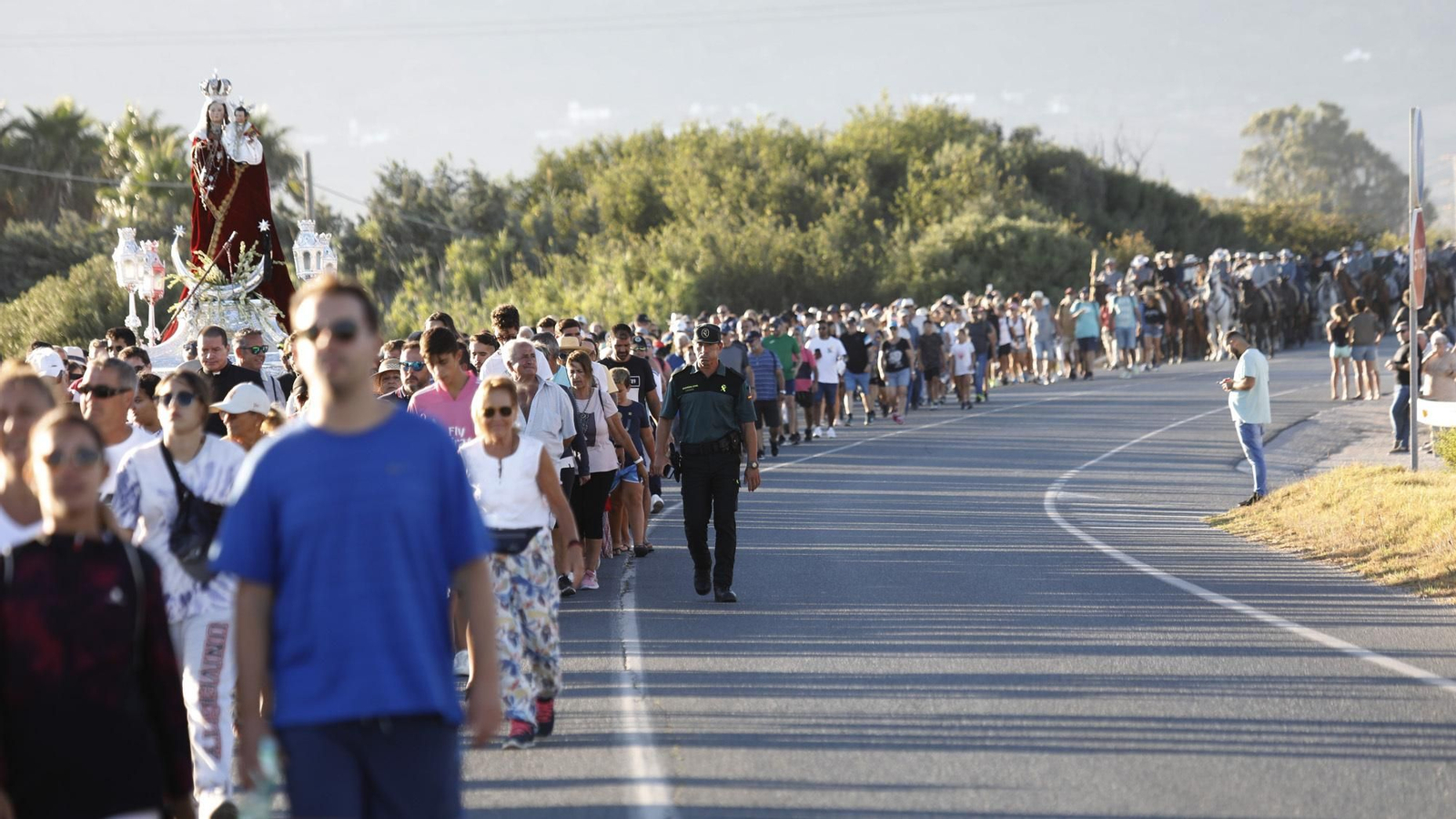 Las fotos de la llegada de la Virgen de la Luz a Tarifa