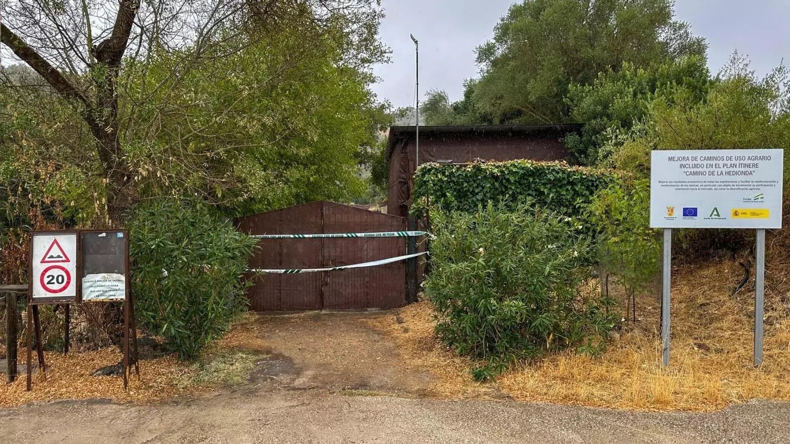 Casa de Ambrosio en Tavizna donde apareció su cuerpo.