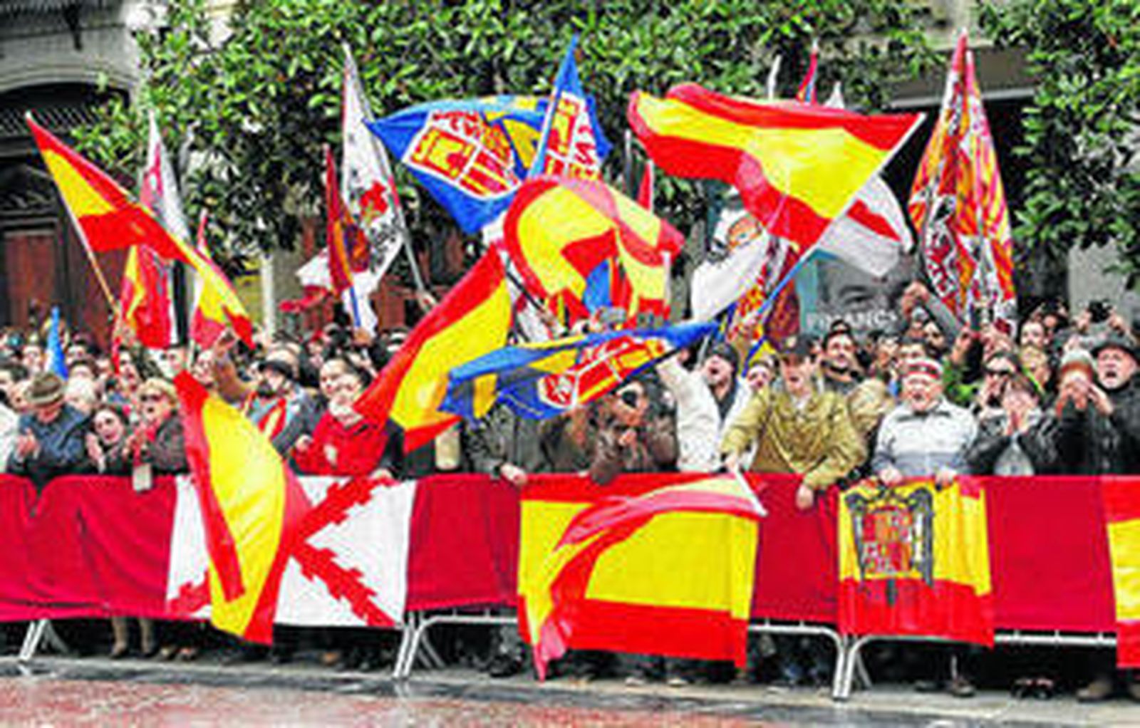 Imagen de la celebración de la Toma de Granada el pasado 2 de enero en la Plaza del Carmen.