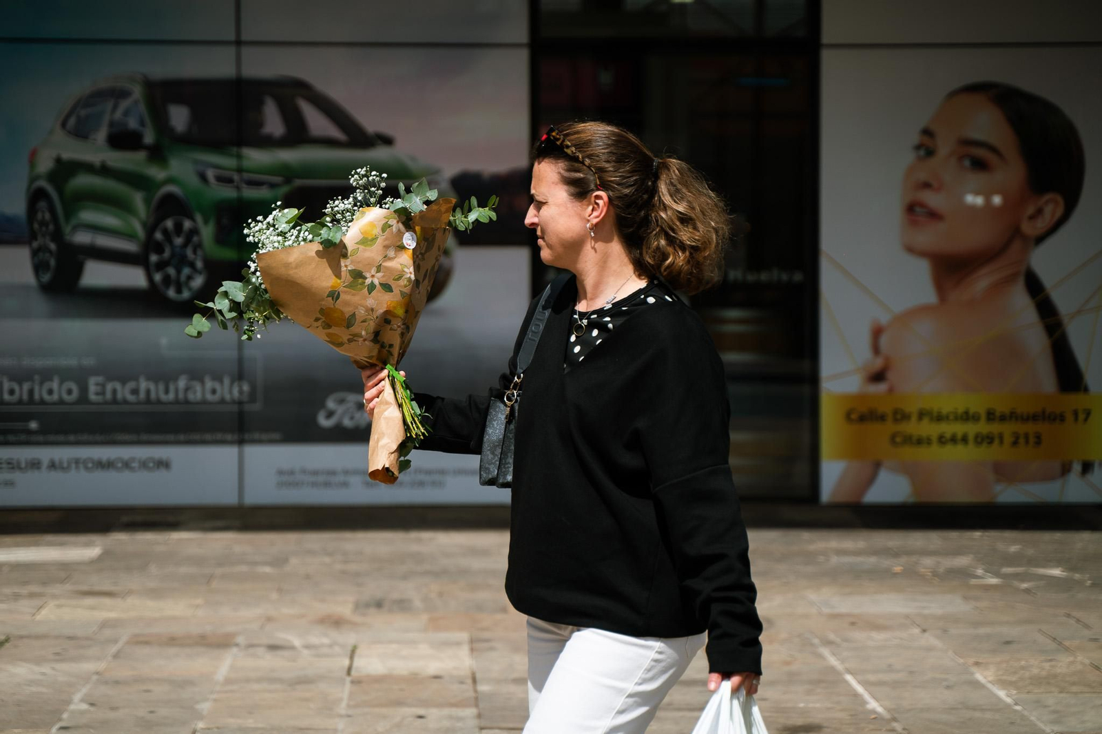 Imágenes del ambiente en el Mercado del Carmen en la mañana del martes