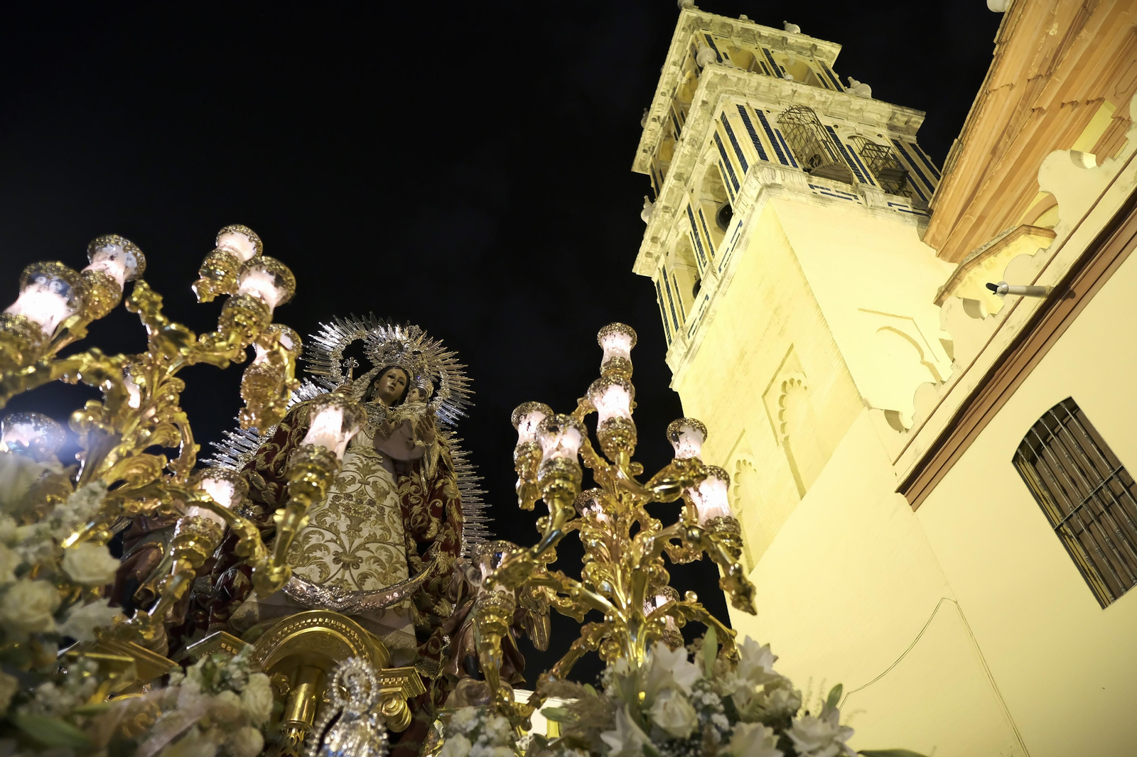 Las imágenes de la procesión de Madre de Dios del Rosario