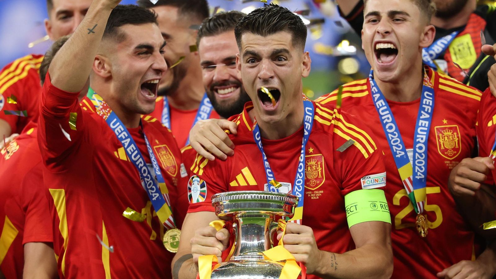 Las mejores fotos del título de España ante Inglaterra