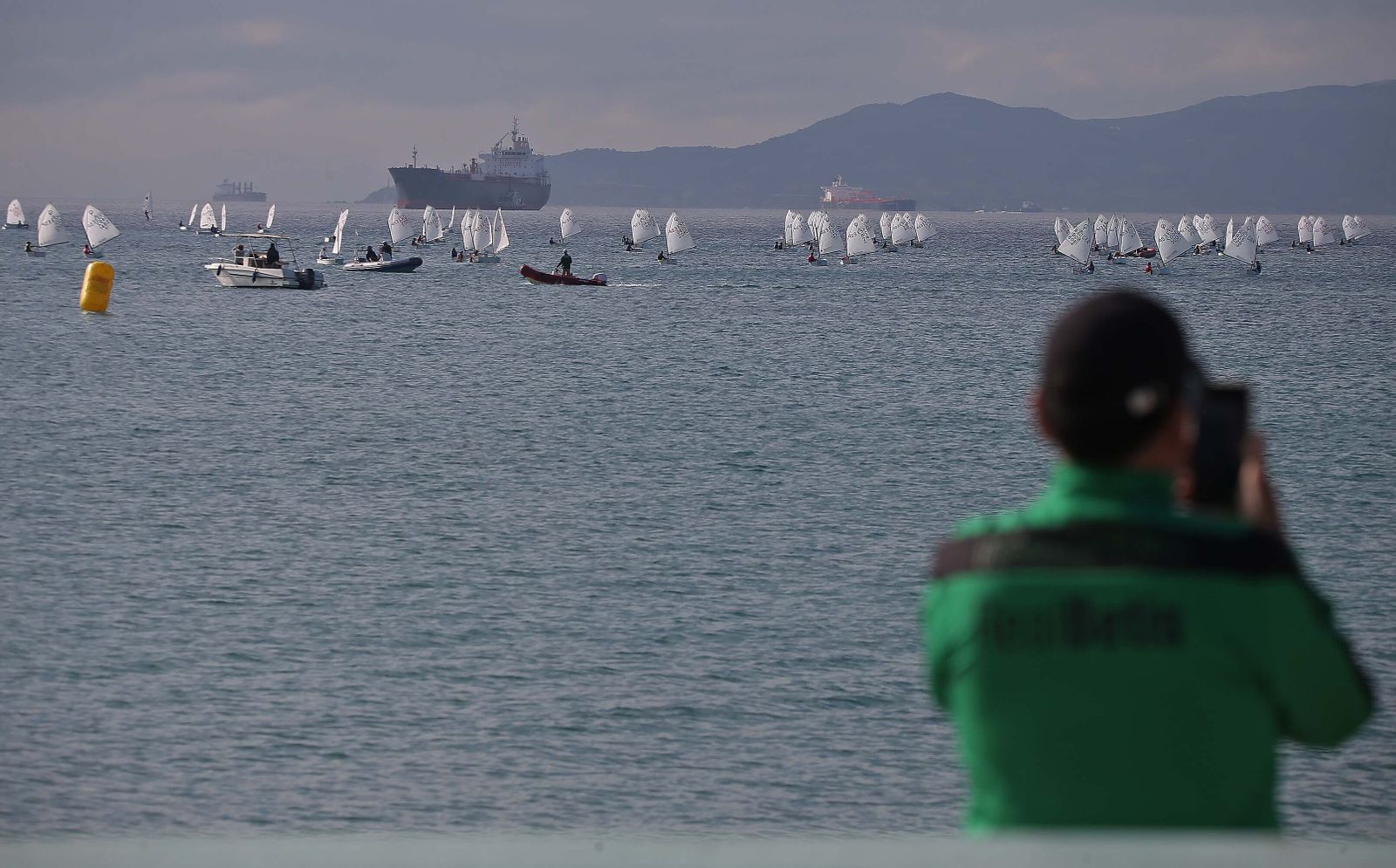 Fotos de la segunda jornada de la Copa de Andalucía de Óptimist en La Línea