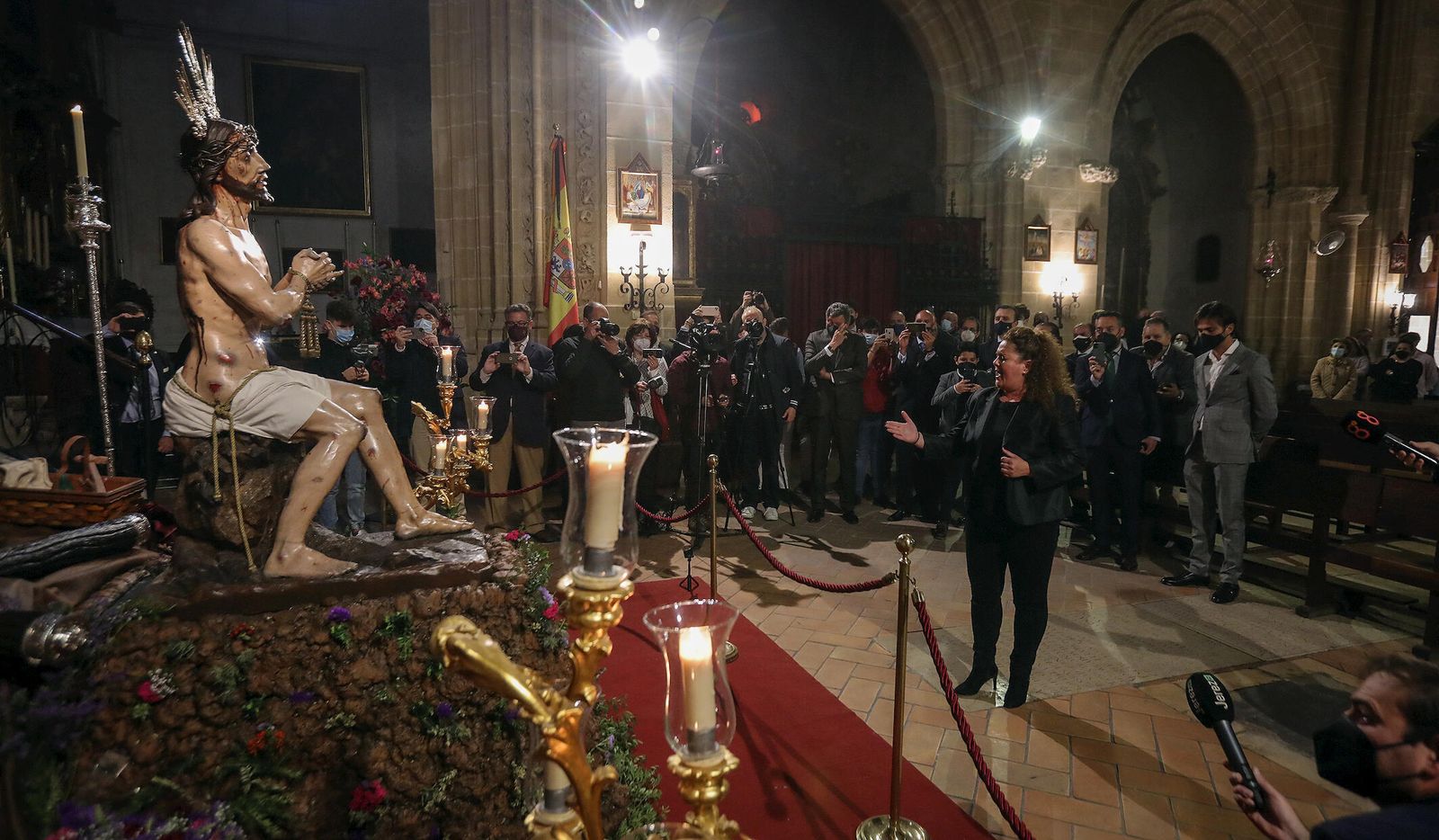 Las saetas se hicieron presentes ante Jesús de las Penas en San Mateo.
