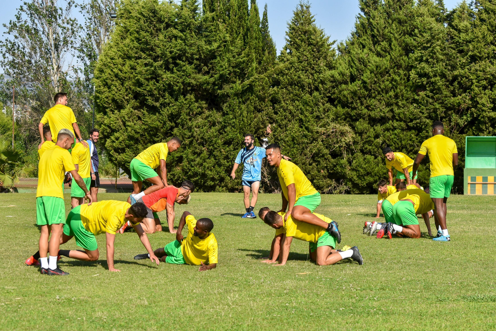 Primer entrenamiento de pretemporada de la UD Los Barrios