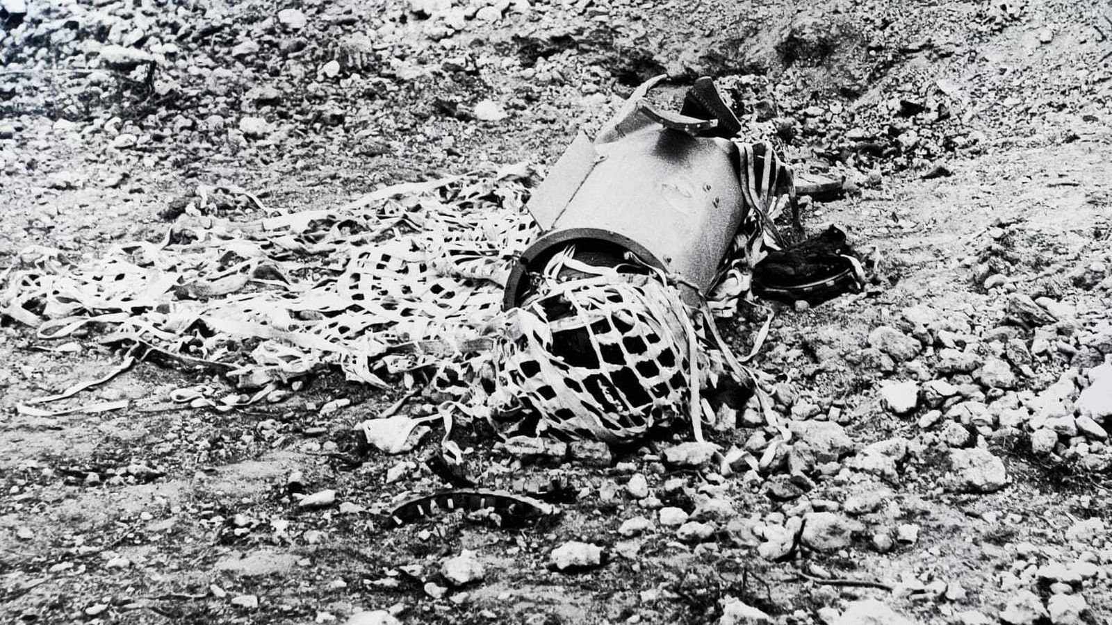 Tercera de las bombas encontradas.