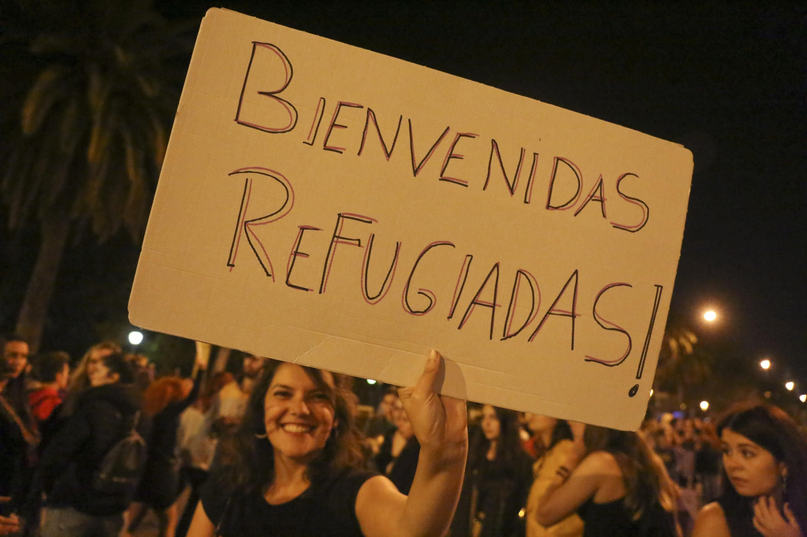 Las imágenes de la manifestación del Día de la Mujer en Málaga