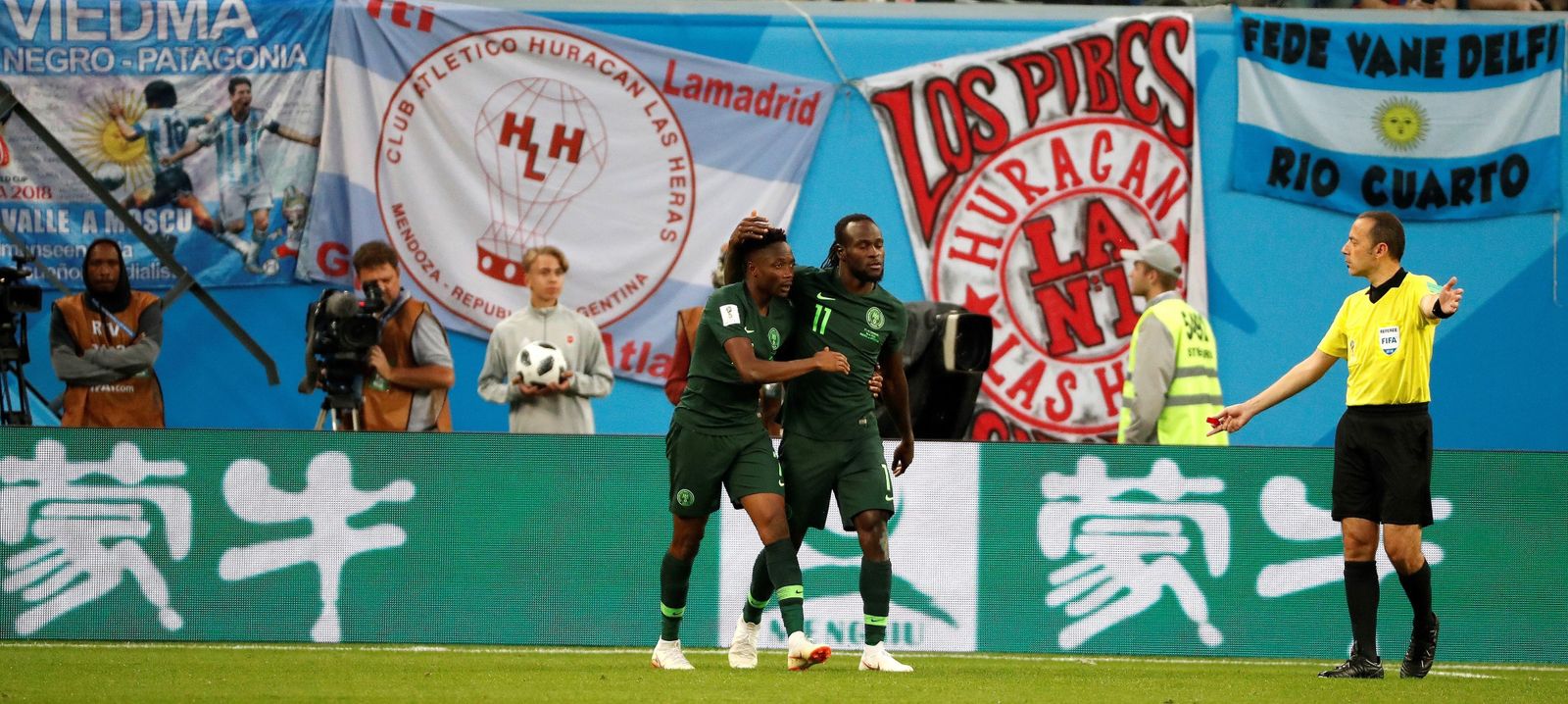 Las imágenes del Nigeria-Argentina