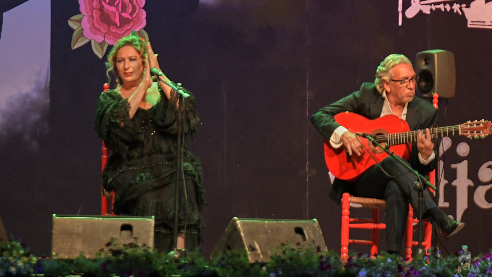 Un momento de la actuación ayer de Estrella Morente