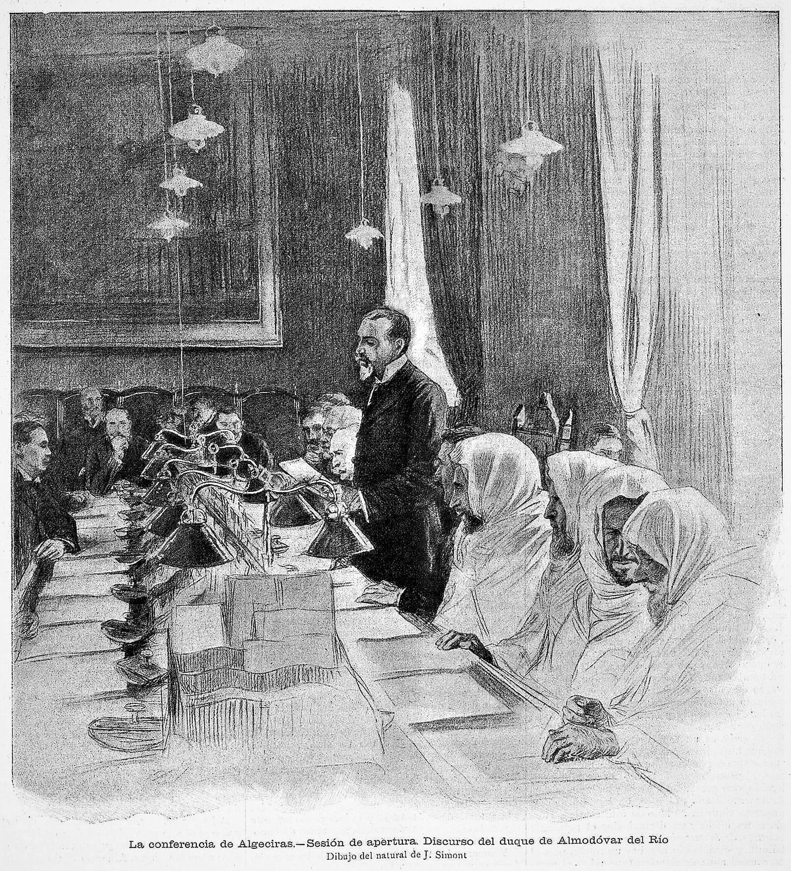 En la Conferencia de Algeciras se decidió el reparto de Marruecos (1906)