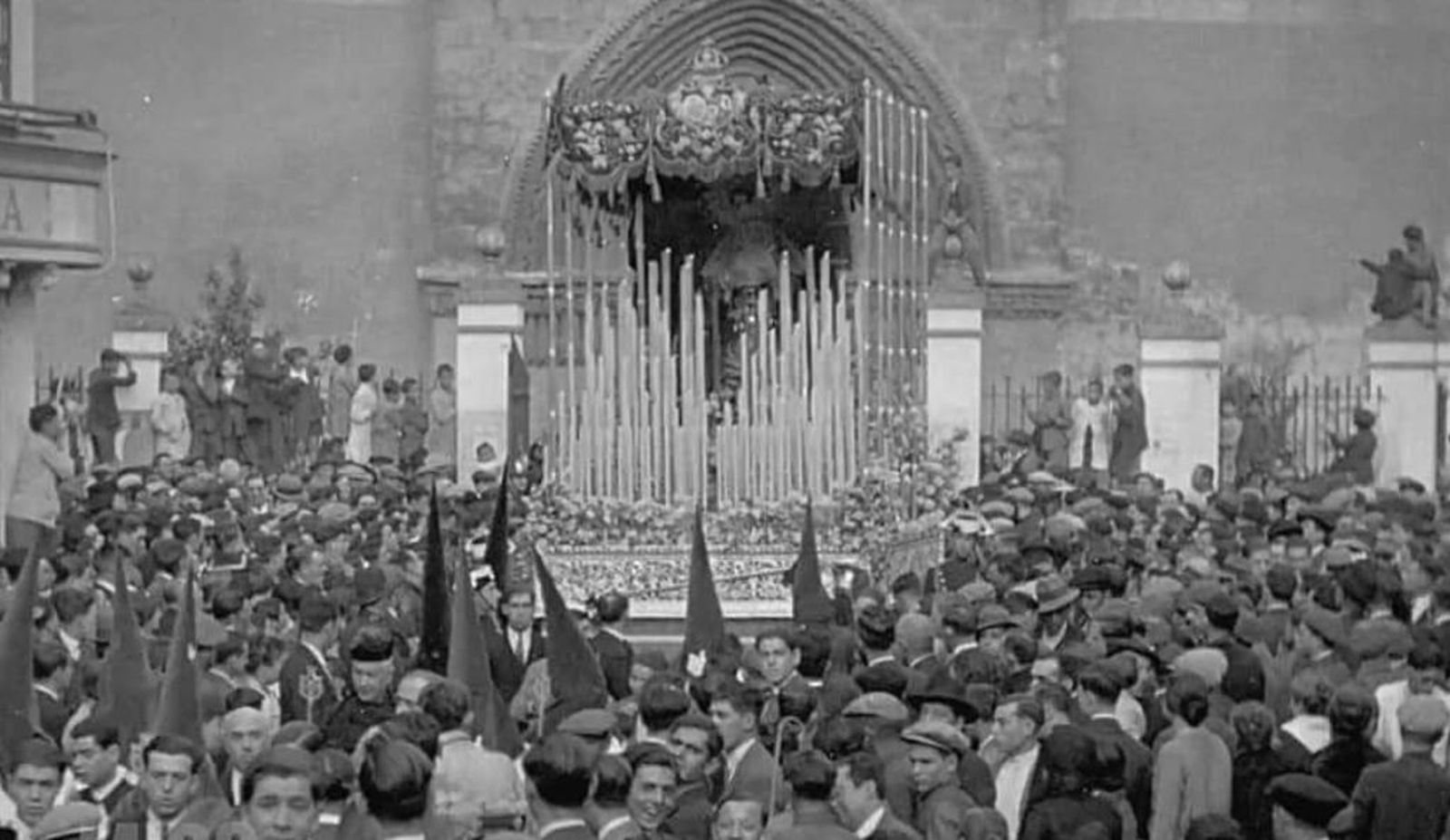 Frame de la película sonora más antigua de la Semana Santa