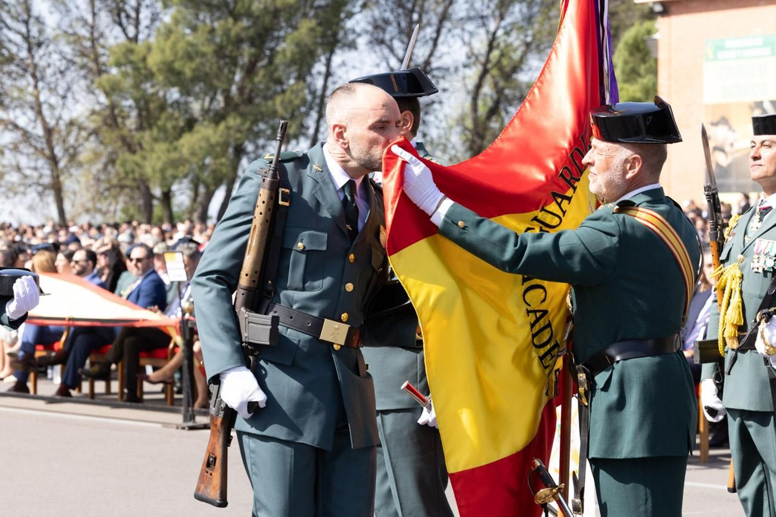 Acto de jura de bandera de la 130ª promoción de guardias civiles de la Academia de Baeza