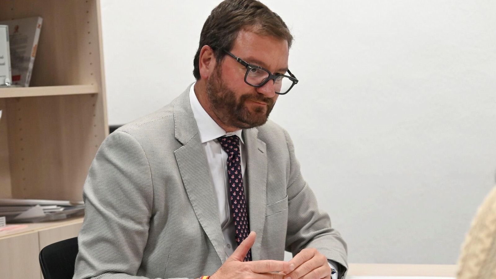 Un momento de la entrevista con Antonio Martín