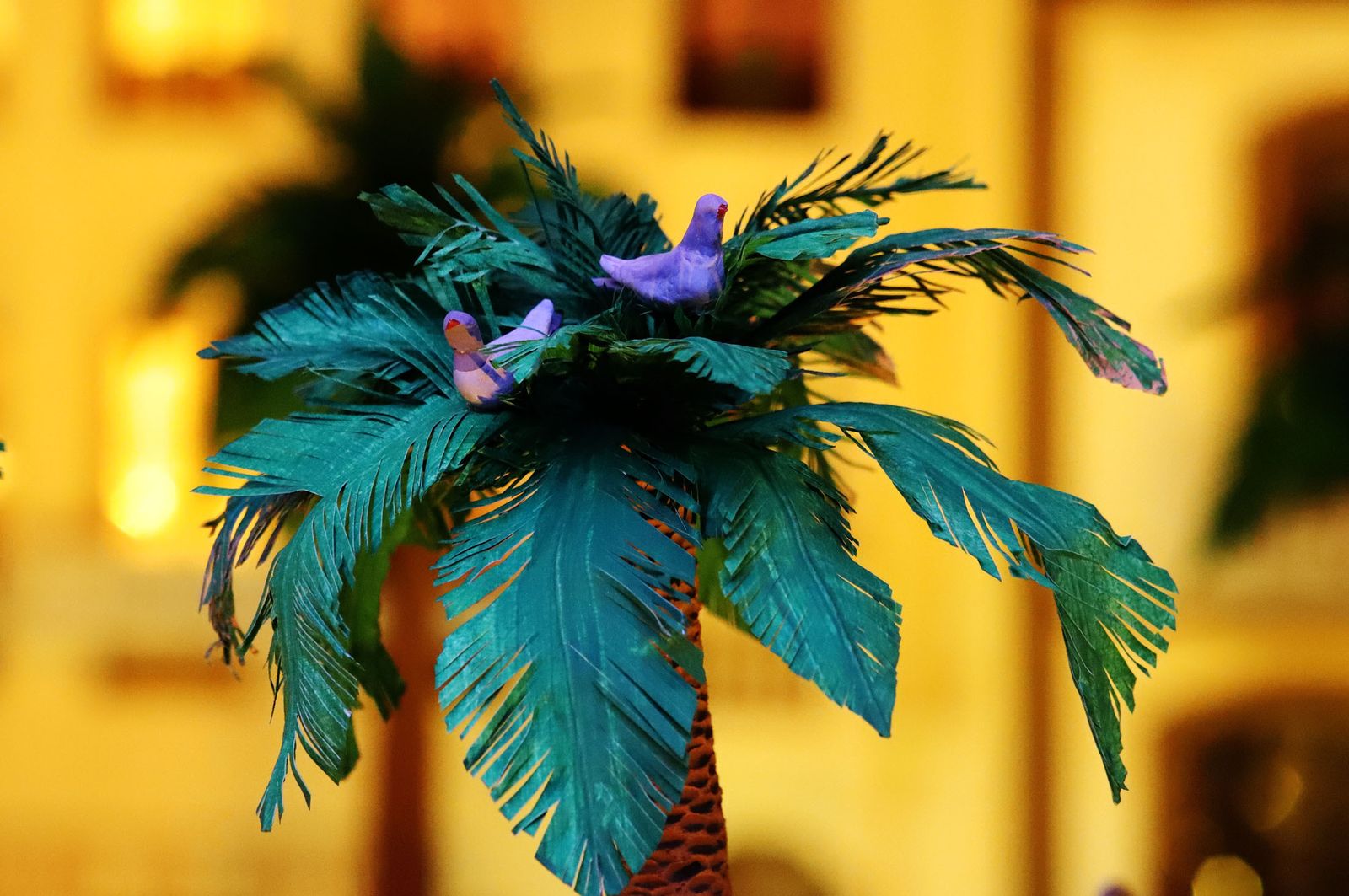 Belén del Ayuntamiento de Huelva basado en la antigua Plaza de las Monjas