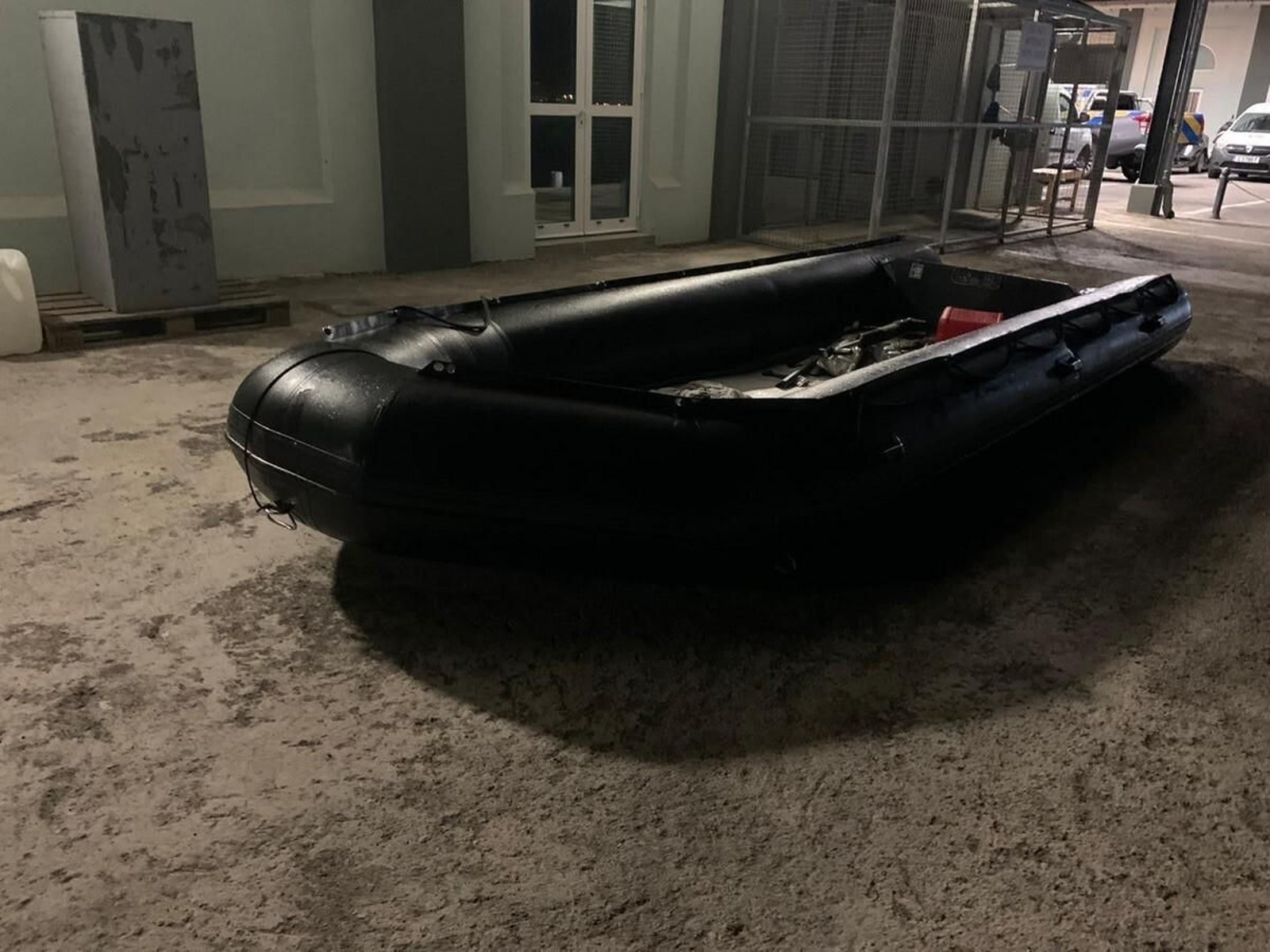 La narcolancha incautada.