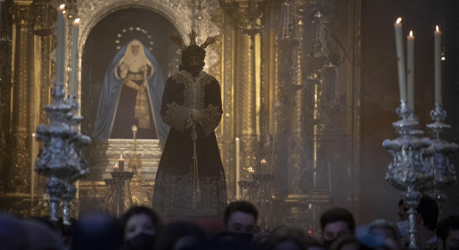 El Vía Crucis de Nuestro Padre Jesús de la Sentencia, en imágenes