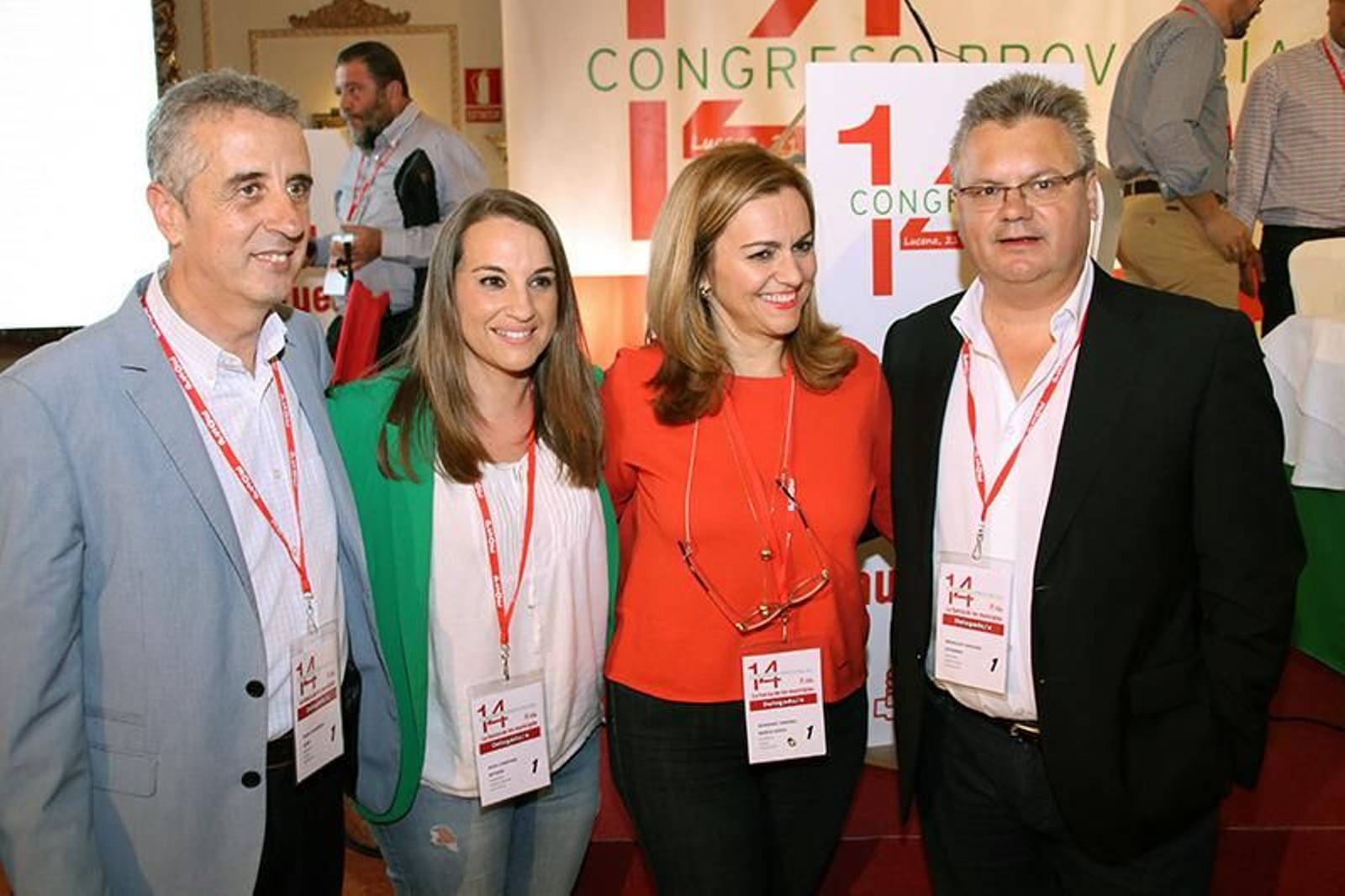 Juan Pérez, Esther Ruiz, María Jesús Serrano y Esteban Morales.