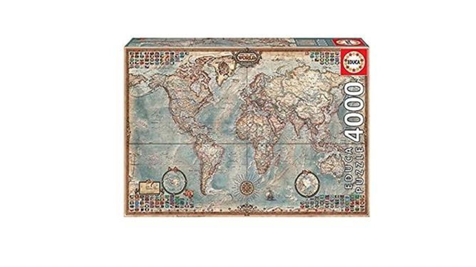 Puzle mapa del mundo