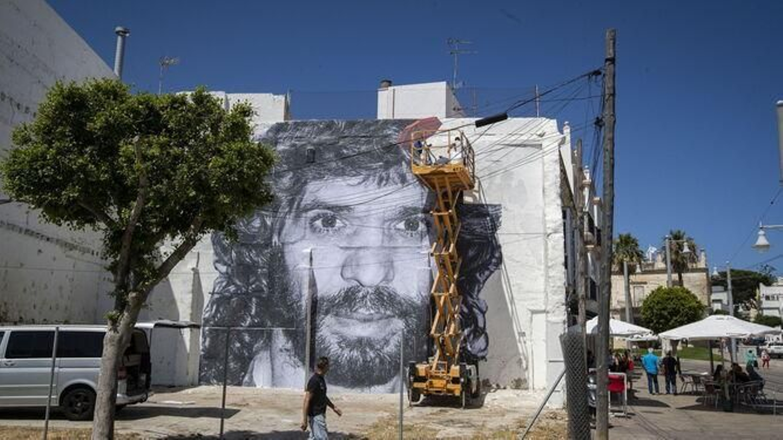 Mural de Camarón de la Isla en San Fernando