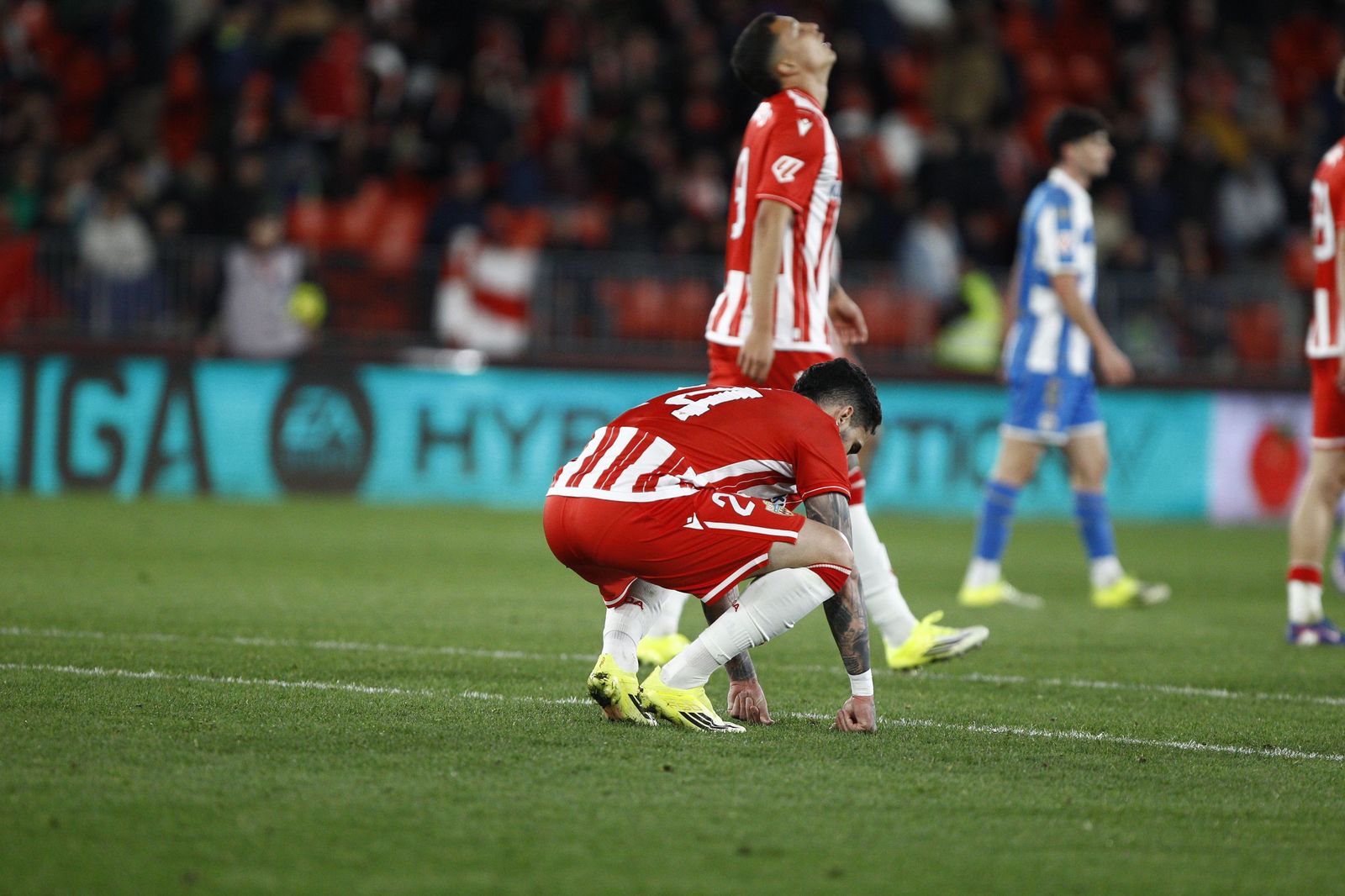 Las fotos del partido U.D. Almería - Deportivo de La Coruña