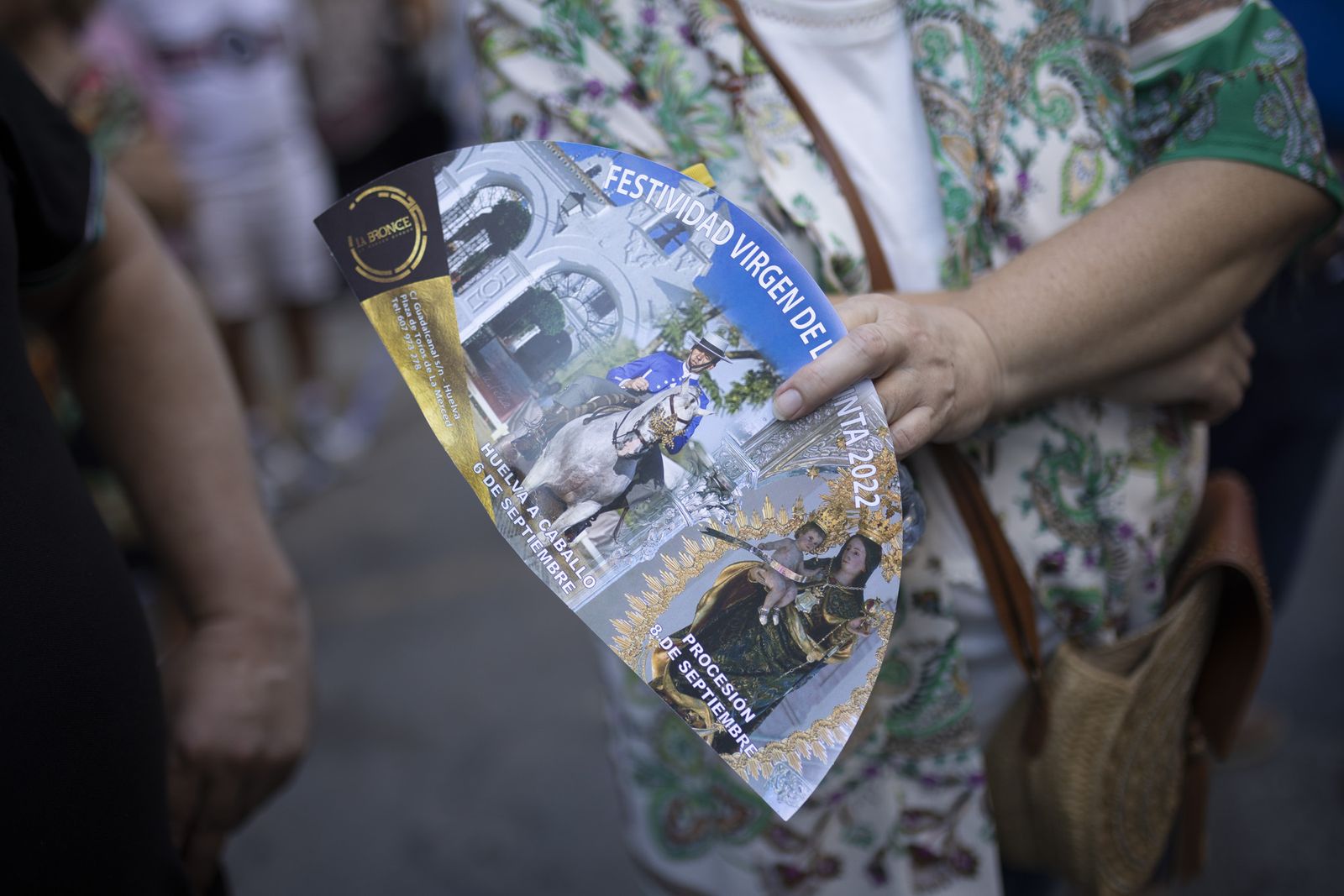 Imágenes de la salida de la Virgen de la Cinta desde la Catedral hacia el Santuario