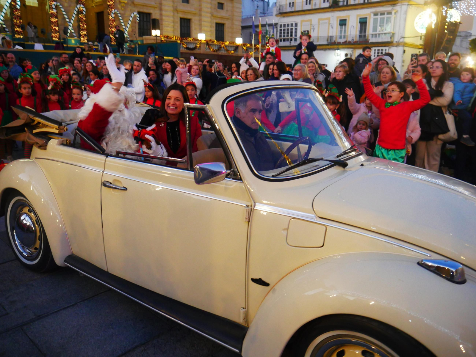 Inauguración de la Casa de Papá Noel, el año pasado en San Fernando
