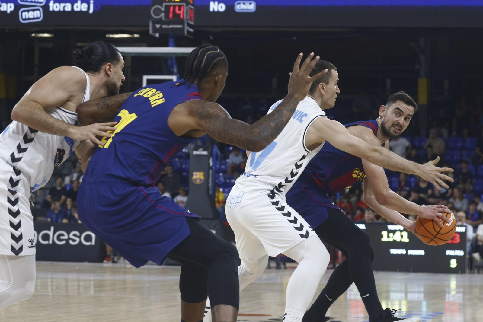 Francis Alonso, 17 puntos y 20 de valoración ante el Barça