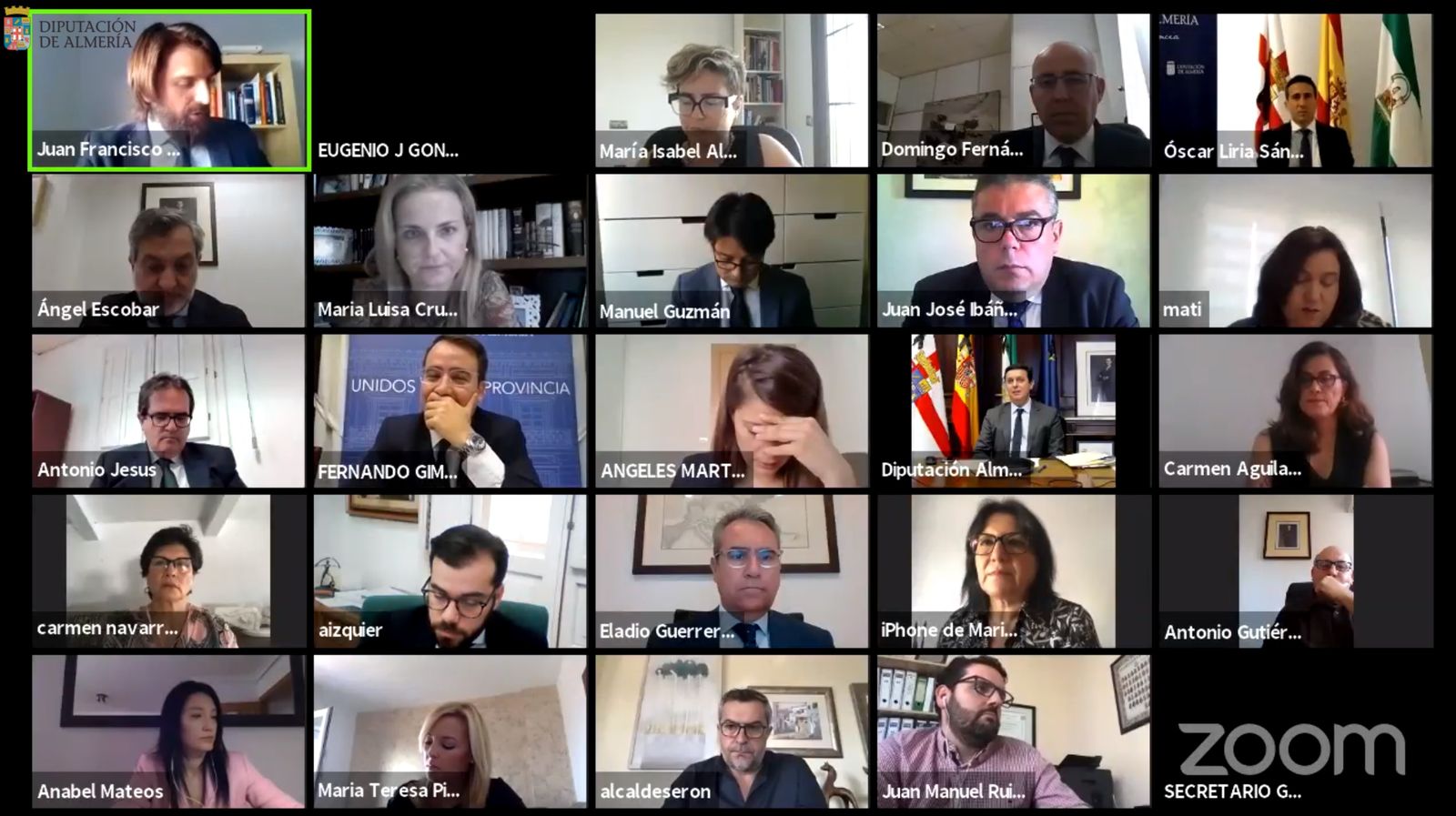 El teletrabajo 'fichará' a cerca de 300 empleados de Diputación