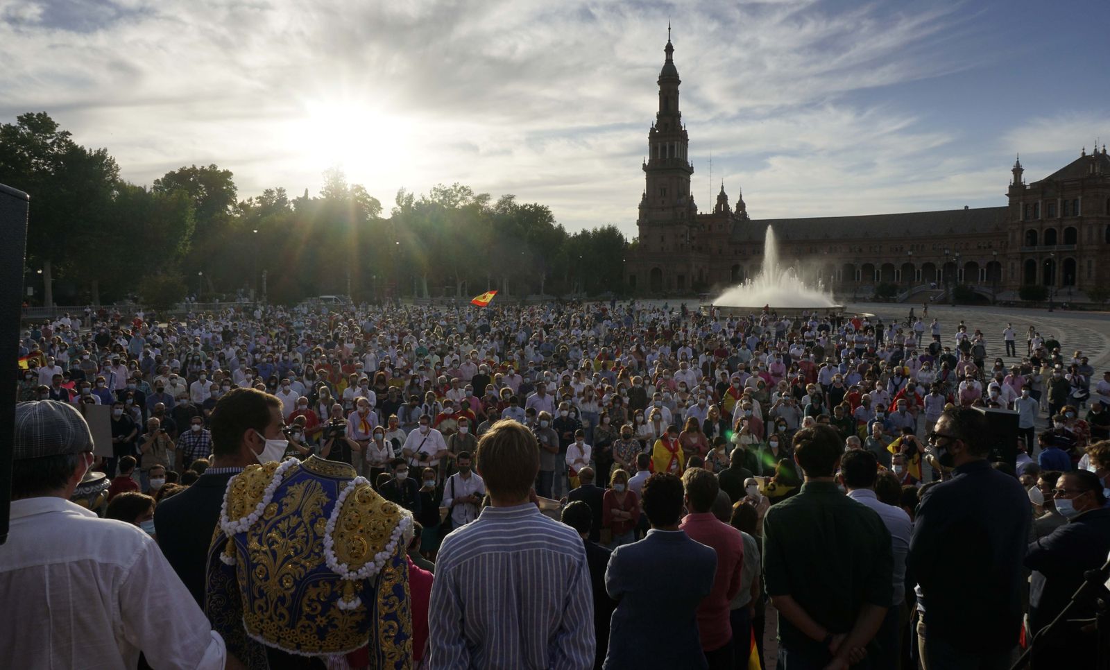Las imágenes de la manifestación en favor de la tauromaquia