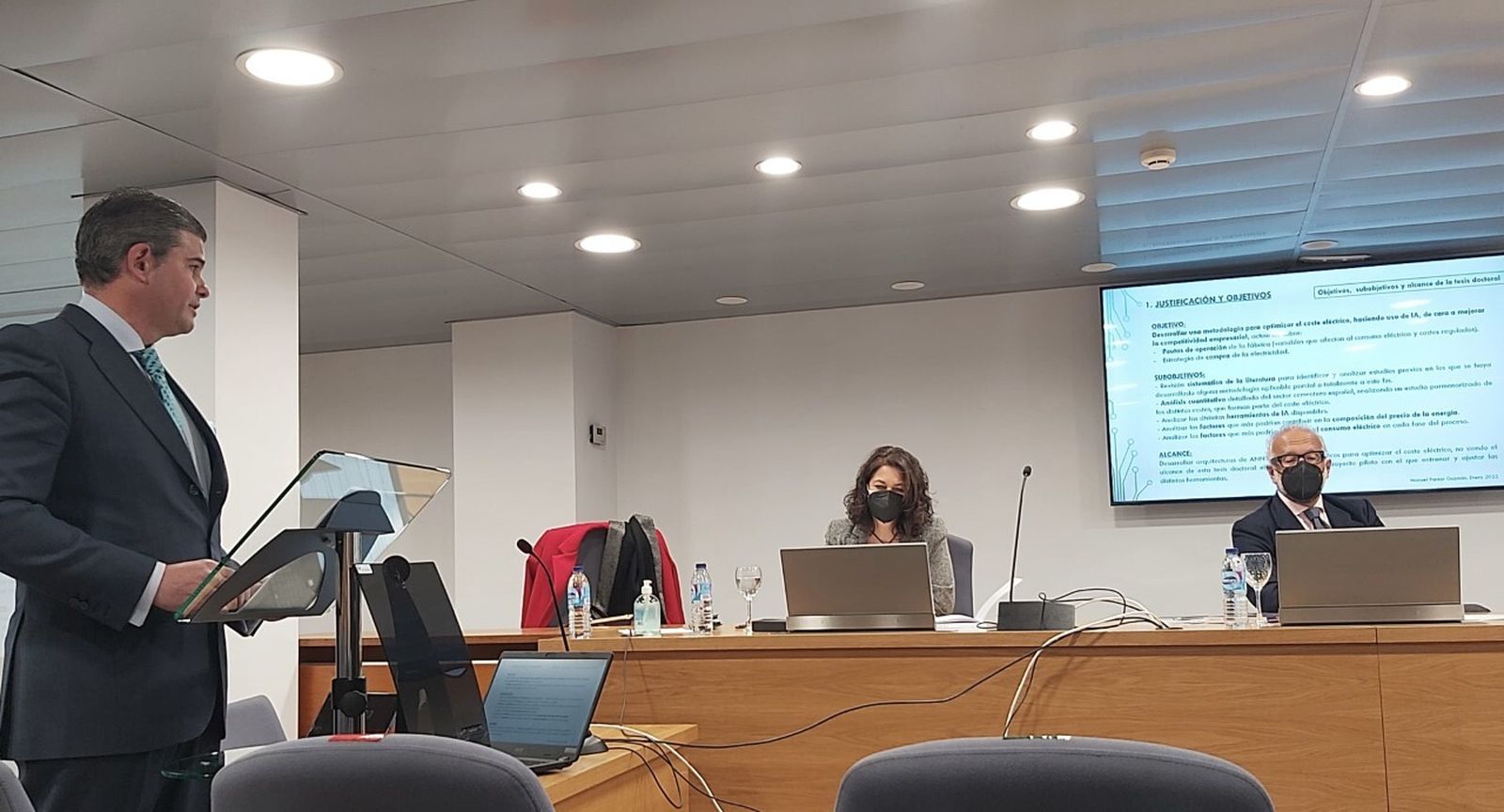 Un momento de la presentación de los resultados de la investigación.