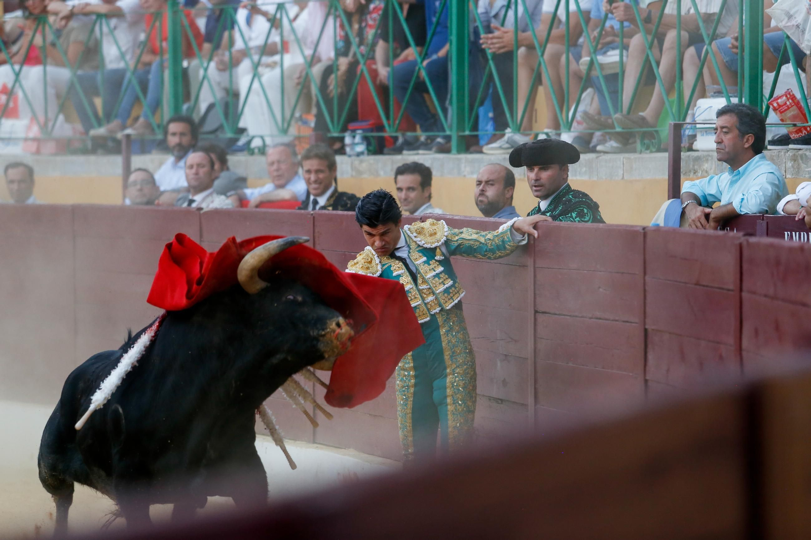 Fotos del mano a mano entre Roca Rey y Pablo Aguado en La Línea