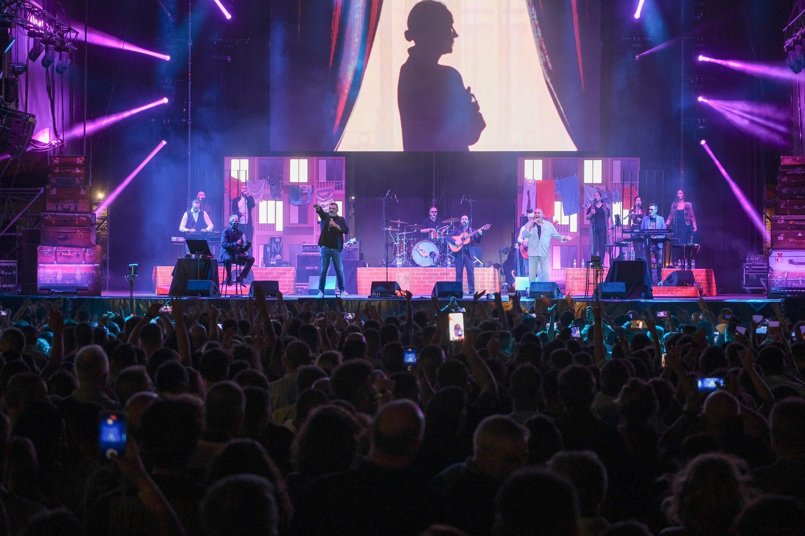 Concierto de Los Chichos, en el Cabaret Festival