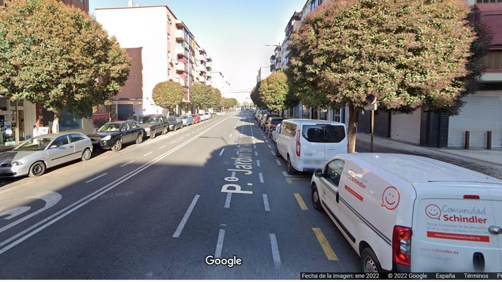 Calle Jardín de la Reina, ahora.