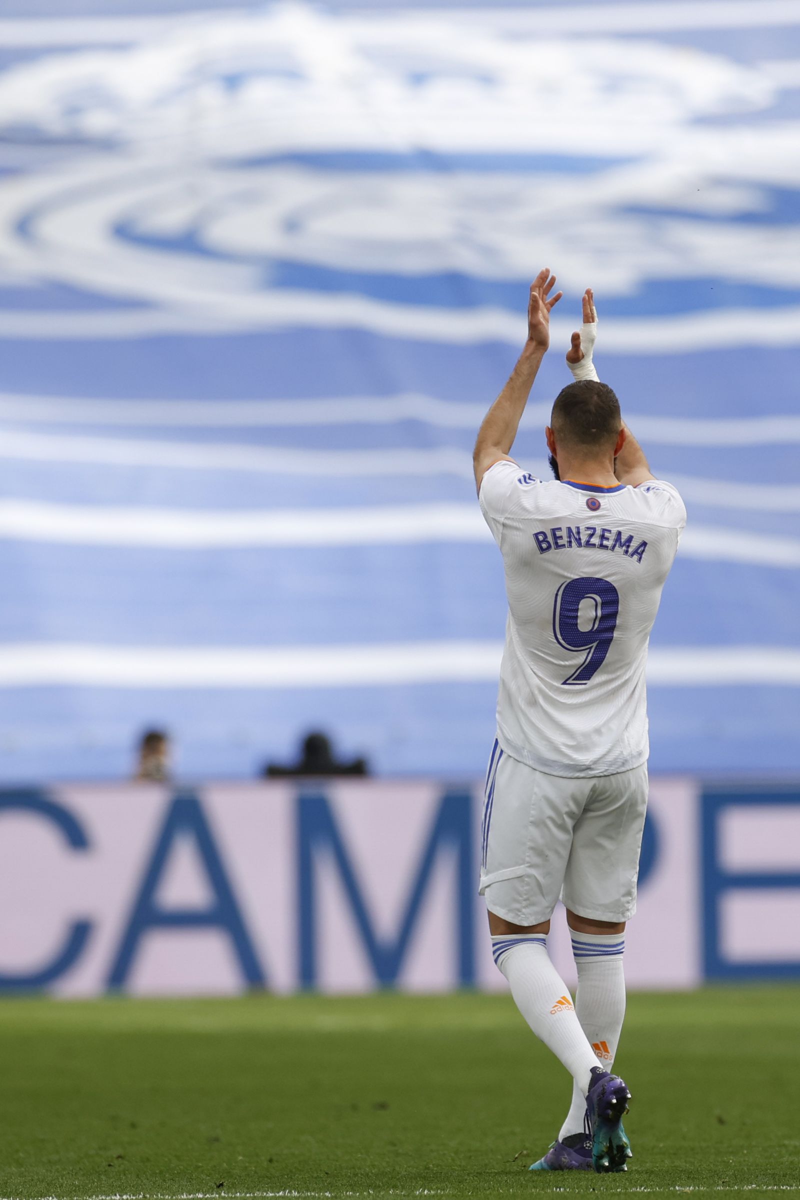 Victoria del Real Madrid y celebración del título de Liga