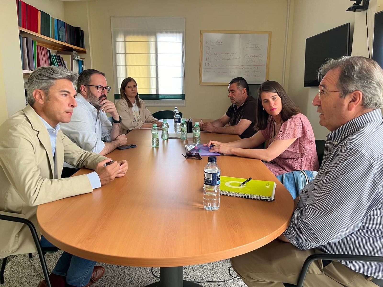 Dirigentes del PP en Hinojosa del Duque.