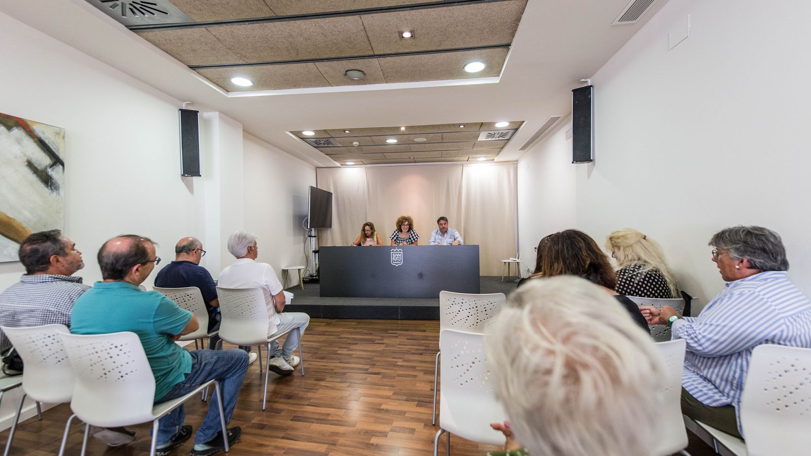 Reunión del Consejo Escolar Municipal en San Fernando.