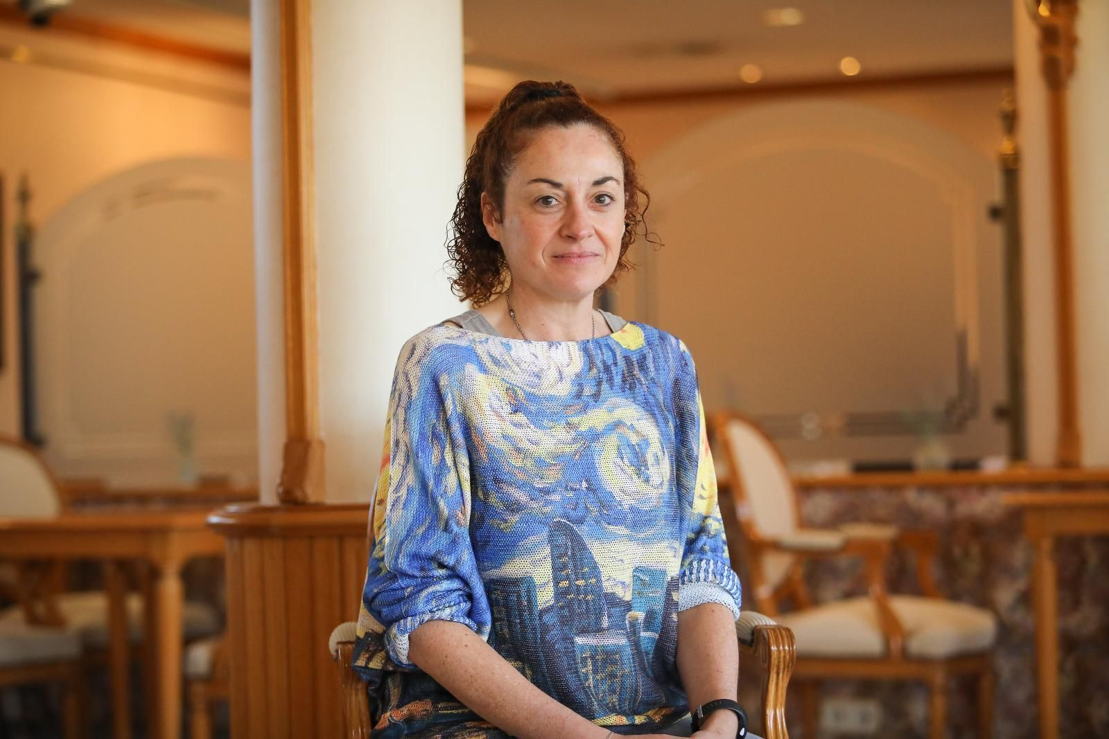 La actriz Esther Uría en una  foto compartida en redes