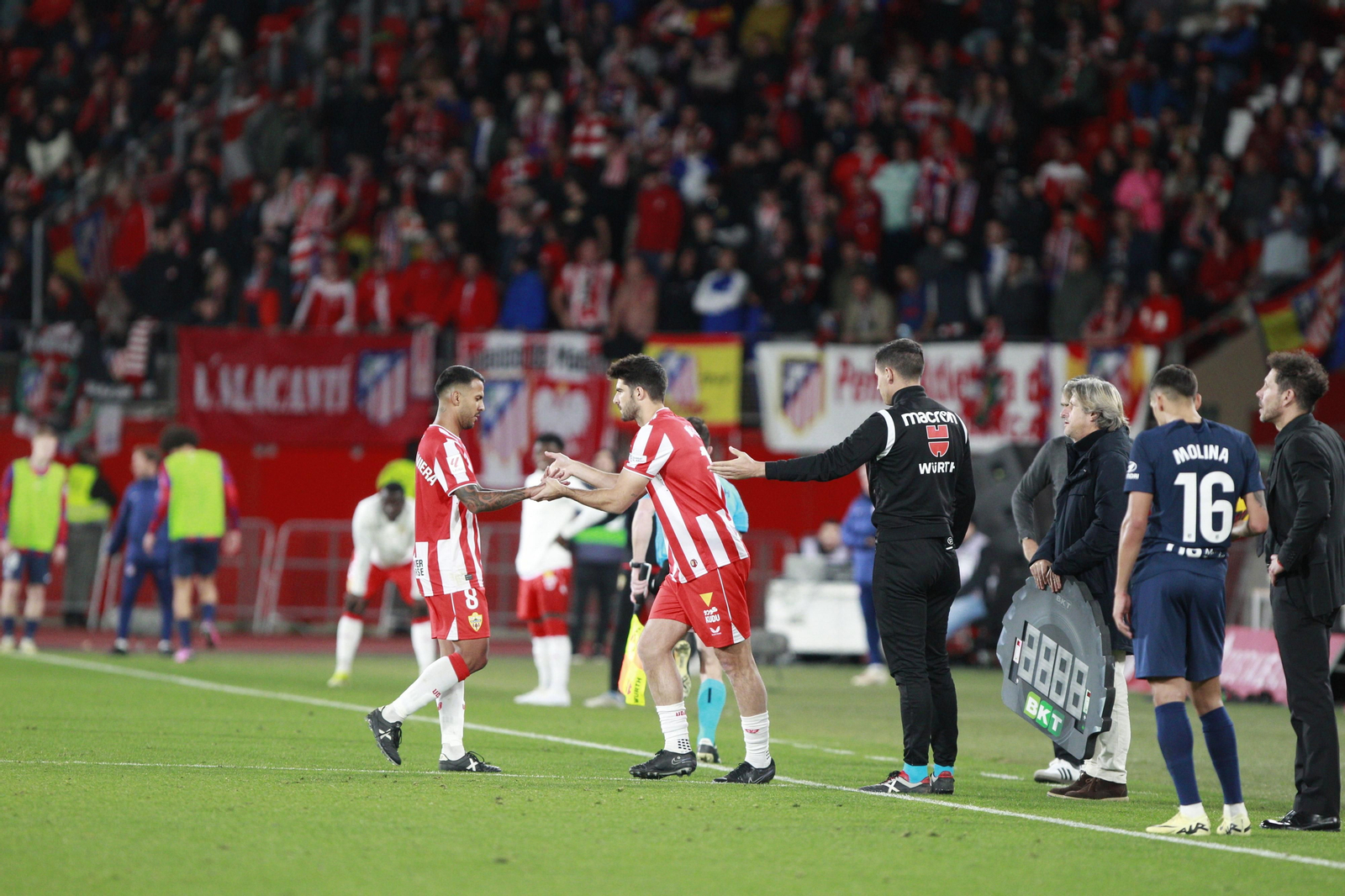 Las mejores imágenes del partido U.D. Almería-Atlético de Madrid