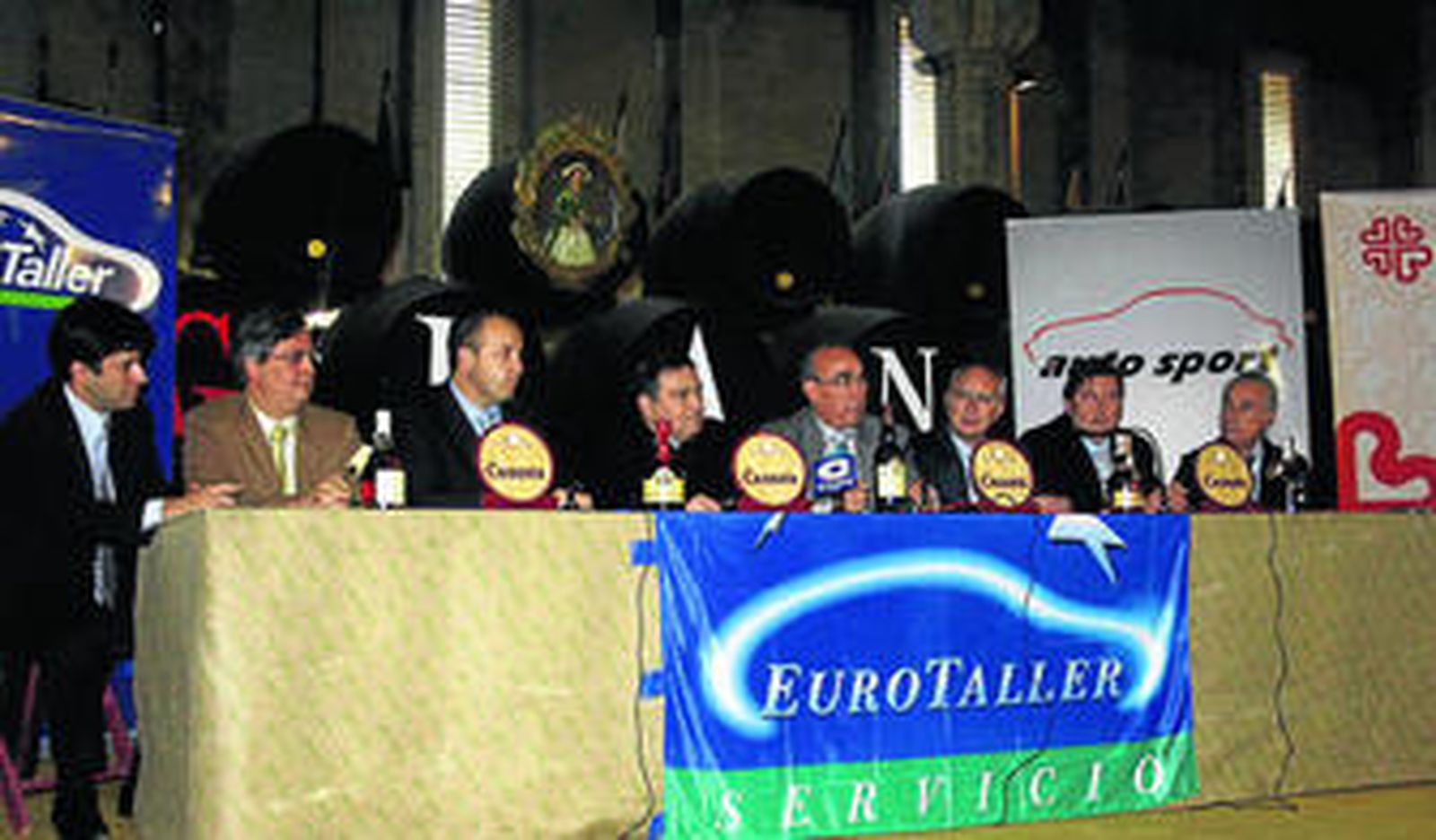 C. Callejas, I. Medina, Félix Moreno, José Mazuelo, Antonio Cintado, R.Aguilera, L.M. Pantoja y Juan de los Ríos.