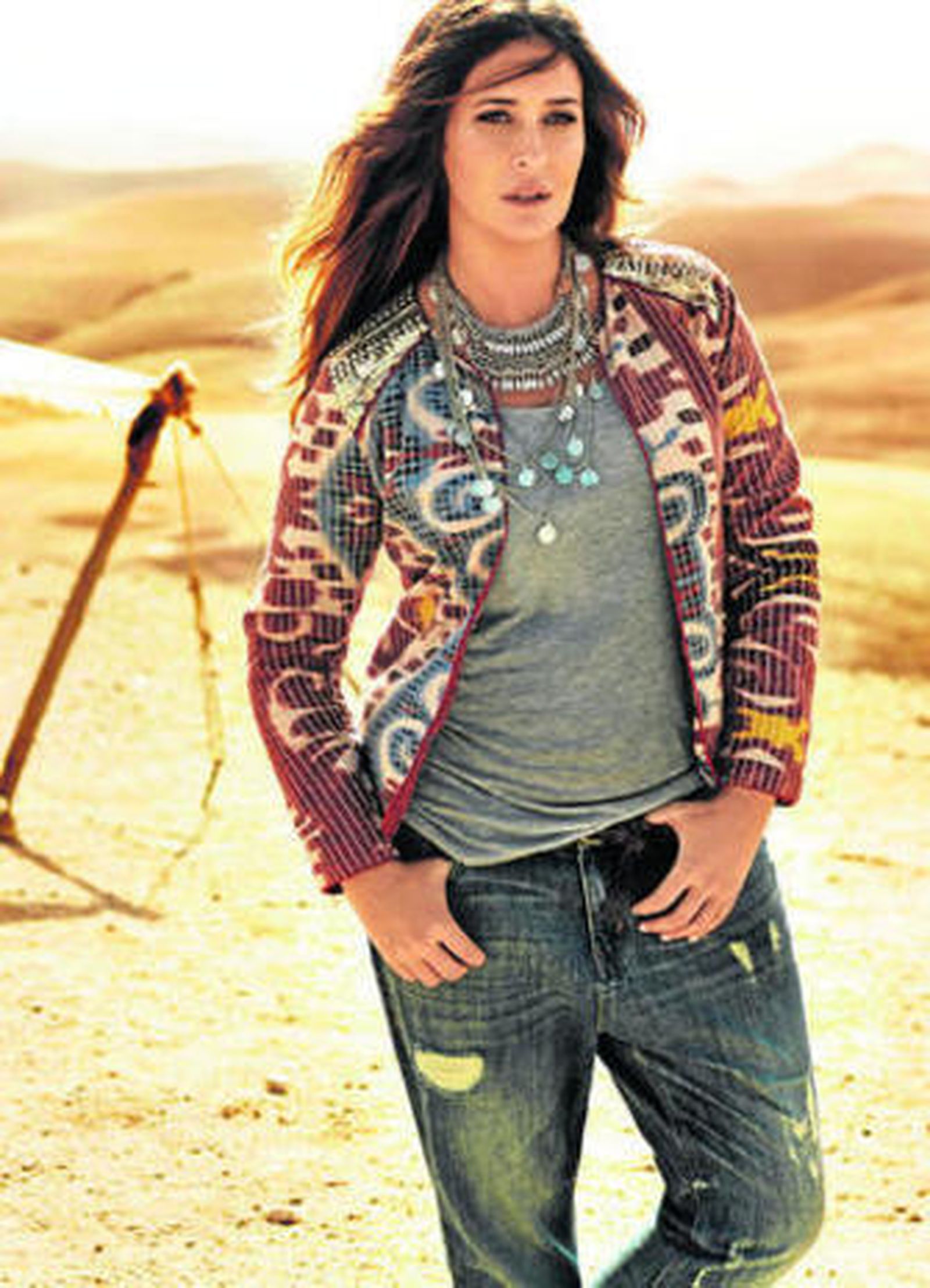 Además de diseñar para Violeta, la andaluza es su imagen desde que nació hace un año.