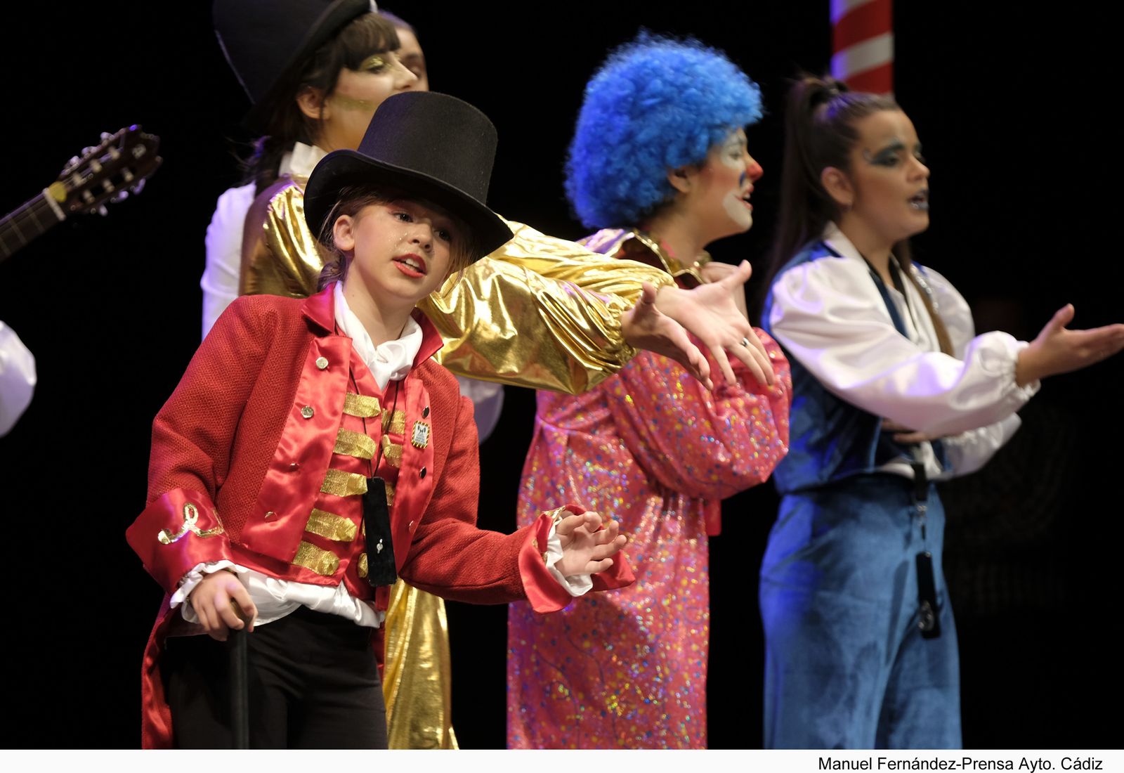 La comparsa 'El gran show'.