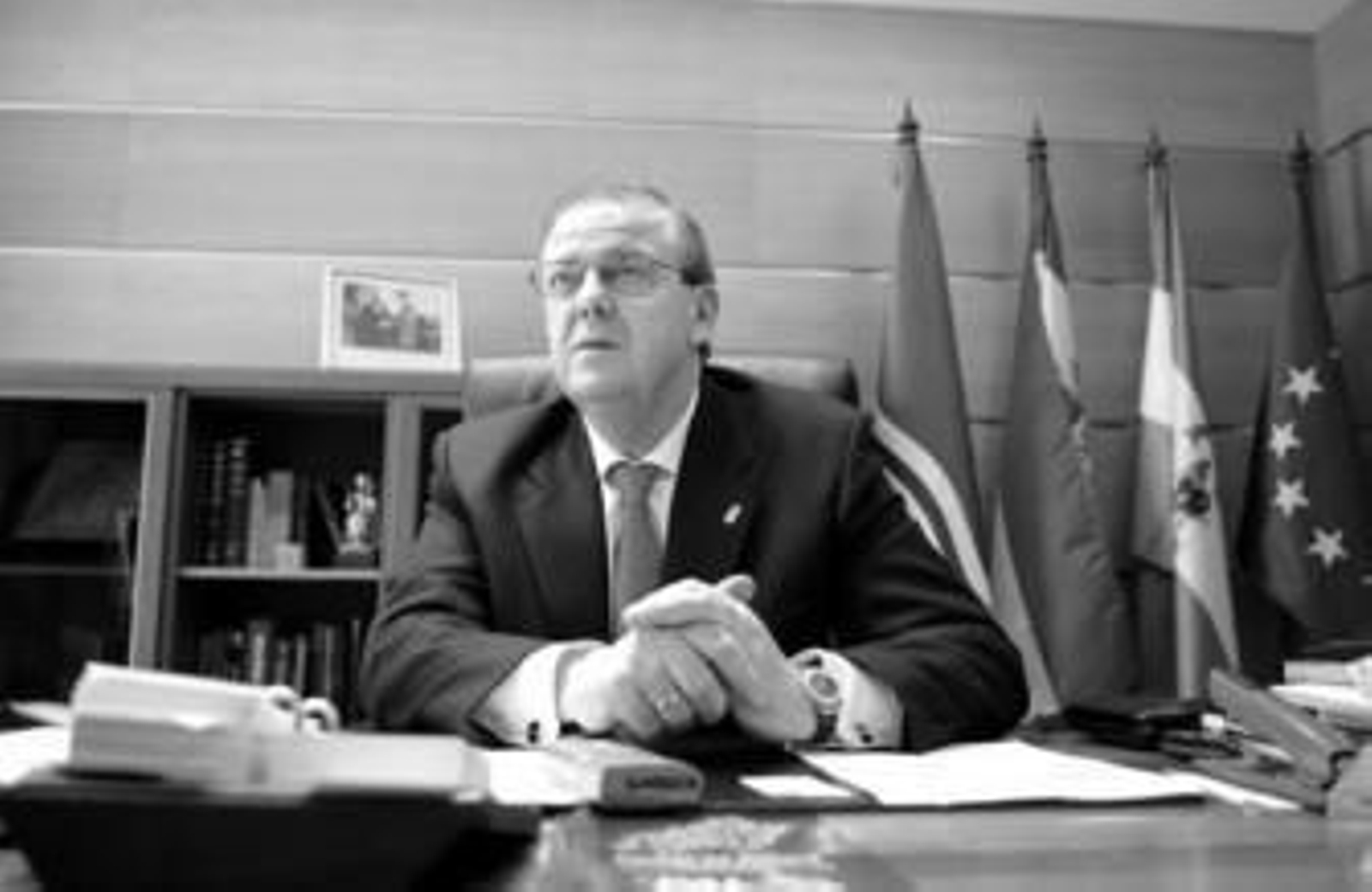 Juan Enciso, alcalde de El Ejido y presidente del PAL, en su despacho.