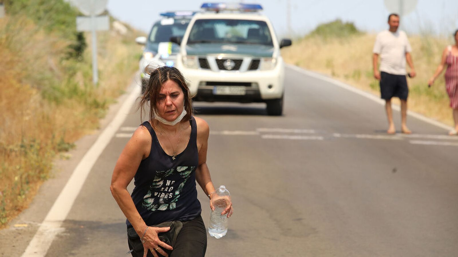 Grave incendio en la campiña de Jerez