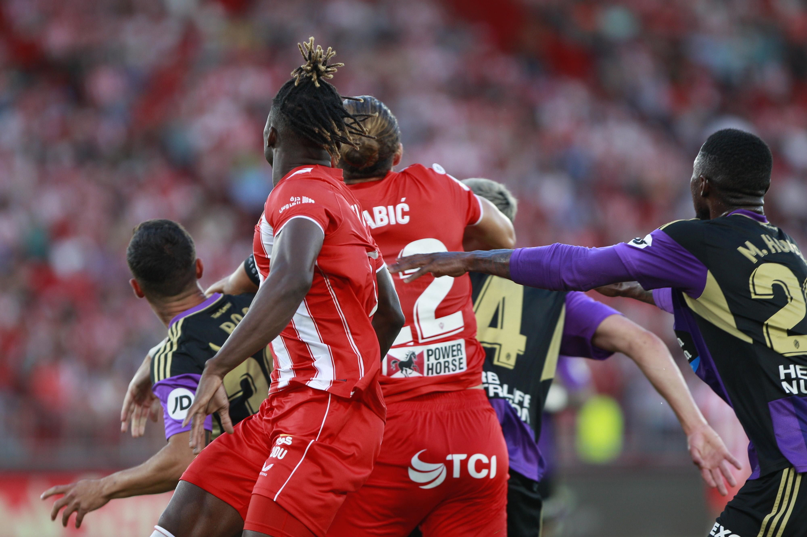 Imágenes del partido U.D. Almería-Real Valladolid C.F.