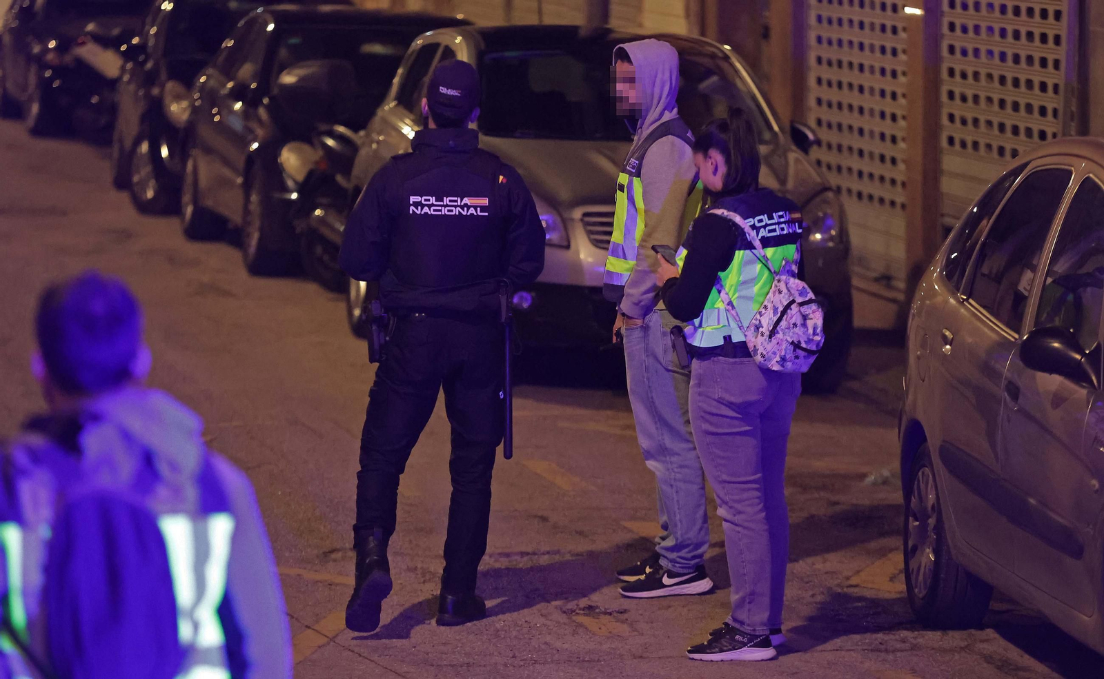 Fotos del despliegue de la Policía Nacional en el barrio de La Caridad de Algeciras