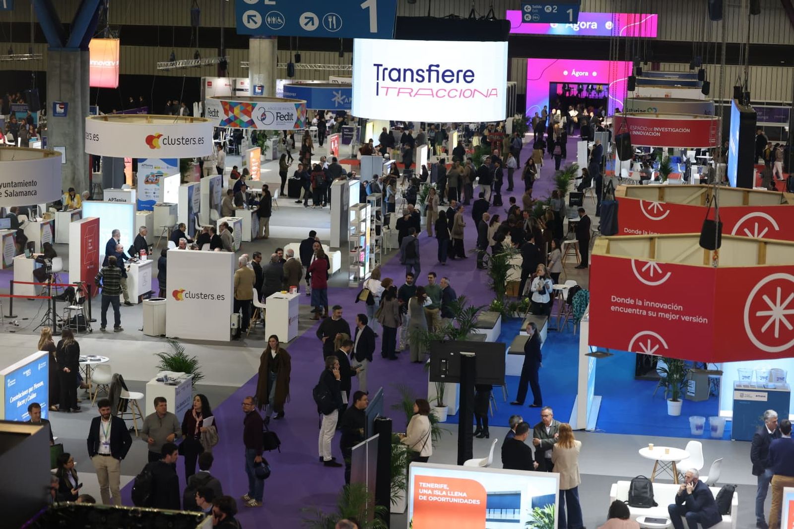 El Foro Transfiere 2026 en el Palacio de Ferias y Congresos de Málaga.