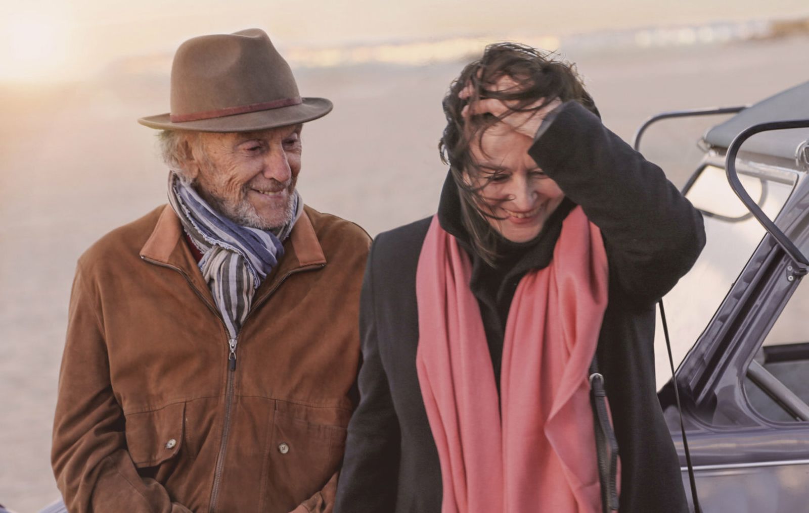 Jean-Louis Trintignant y Anouk Aimée, en una escena de la película.